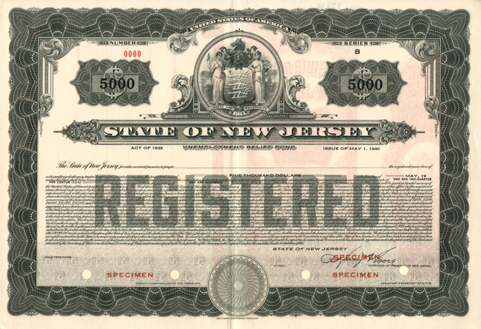 State of New Jersey - Various Denominations